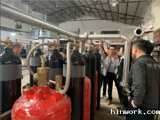 技术部总监组织员工学习外贮压七氟丙烷灭火系统制造工艺 技术部总监组织员工学习外贮压七氟丙烷灭火系统制造工艺
